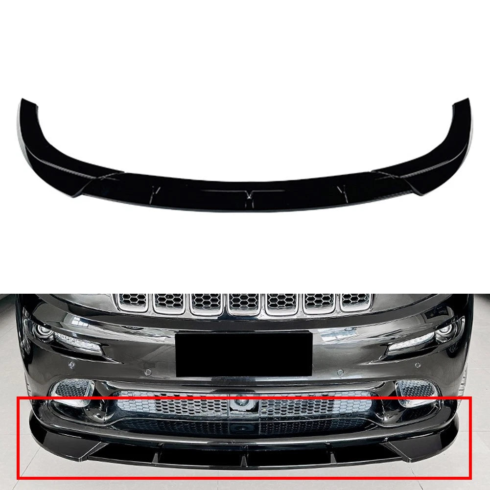 Front Bumper Lip Spoiler Splitter for Jeep Grand Cherokee SRT SRT8 (2012–2016)