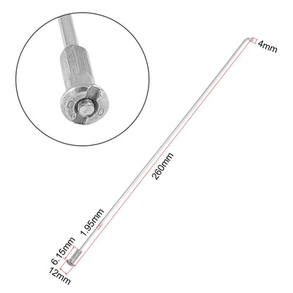 Bike Spokes 10 Pcs Replacement for 26in Mountain Road Bicycle (2mm)