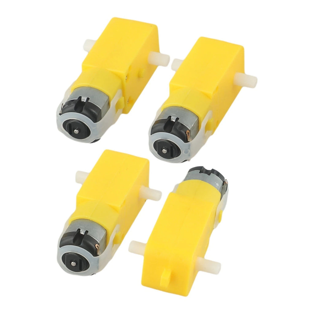 Motor Set with Plastic Tire Wheels for Arduino Smart Robot (DIY Projects)