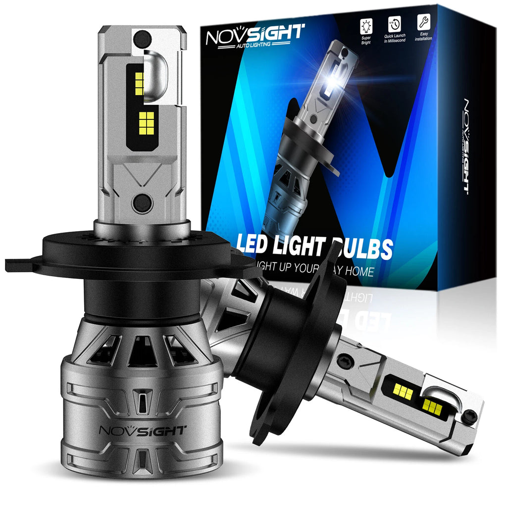 H4 LED Headlight Bulbs Conversion Kit for 13000LM