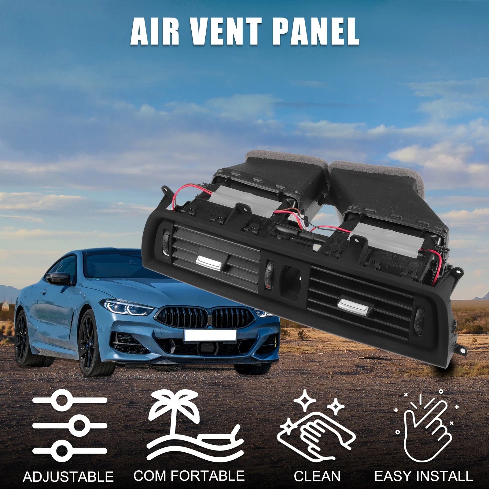 Center Dash A/C Outlet Replacement for BMW 528i (2011–2015)