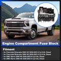 Battery Distribution Compartment Fuse Block for Chevy Silverado, GMC