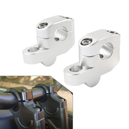 7/8" Offset Handlebar Clamp Mount Riser for Honda Suzuki Yamaha Kawasaki