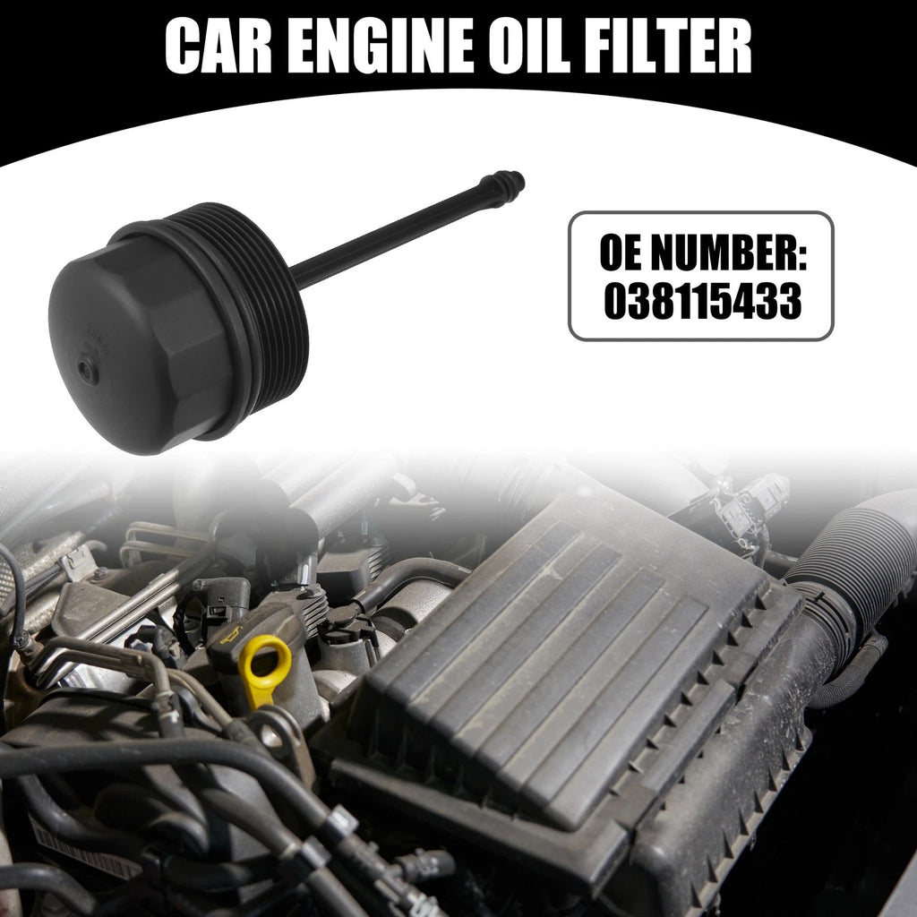 Engine Oil Filter Housing Cap Cover Replacement for Volkswagen Golf IV (2004–2006)