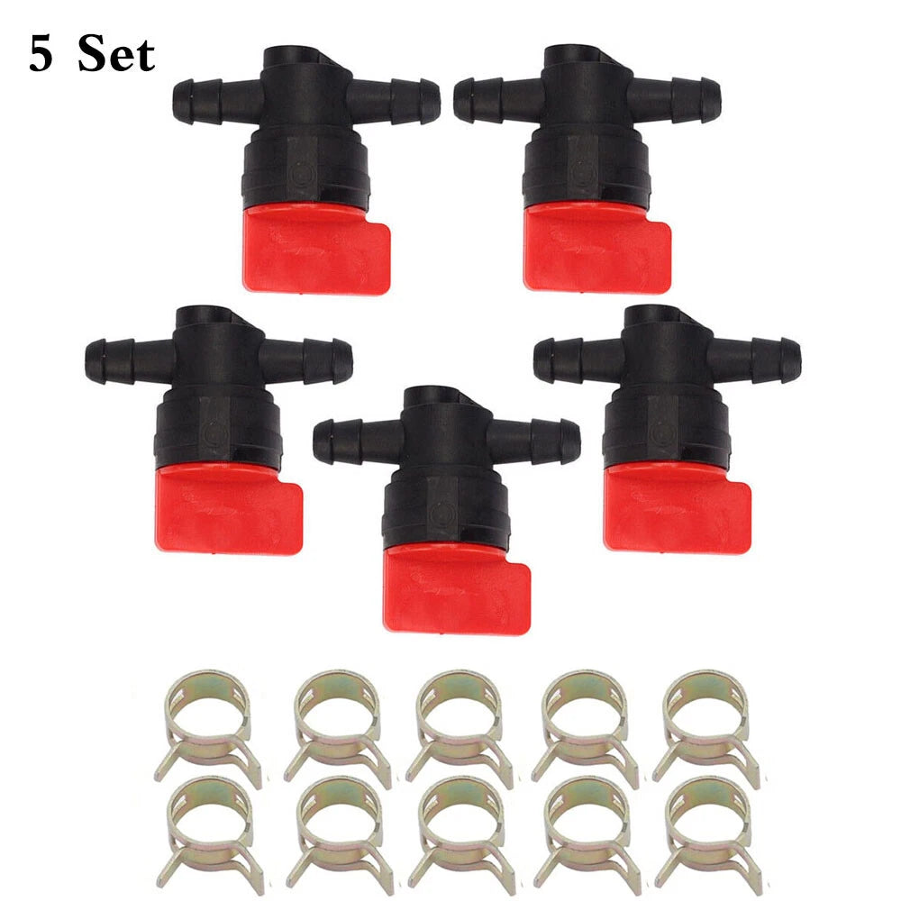 5pc Fuel Shut Off Valve Set for B & S 494768, 698183, 493960