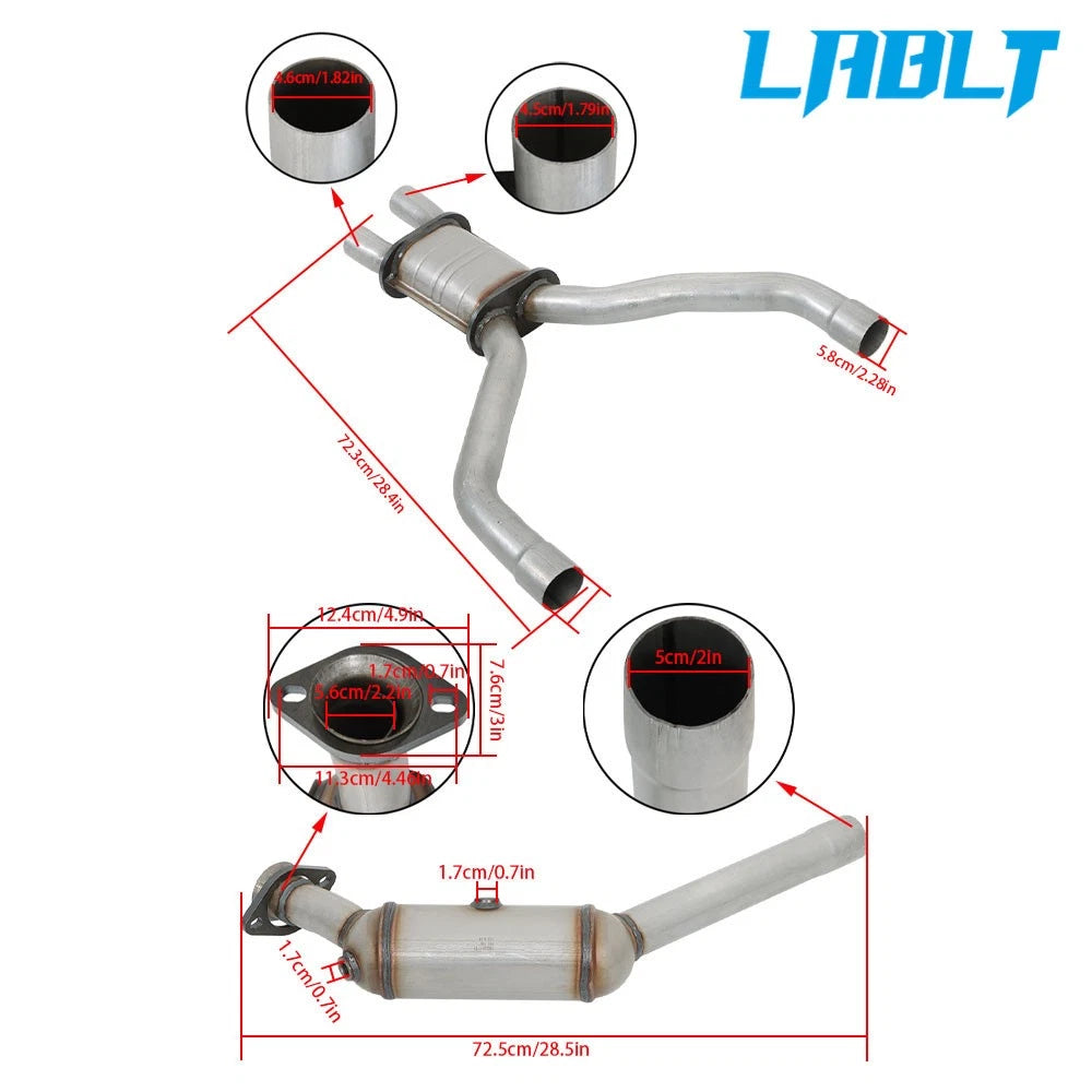 Catalytic Converter Set for Ford Thunderbird (2003–2005) / Lincoln LS (2003–2006) 3.9L