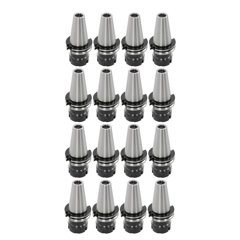 16Pcs CAT40-ER32 Collet Chuck Tool Holder Set 2.76" Length