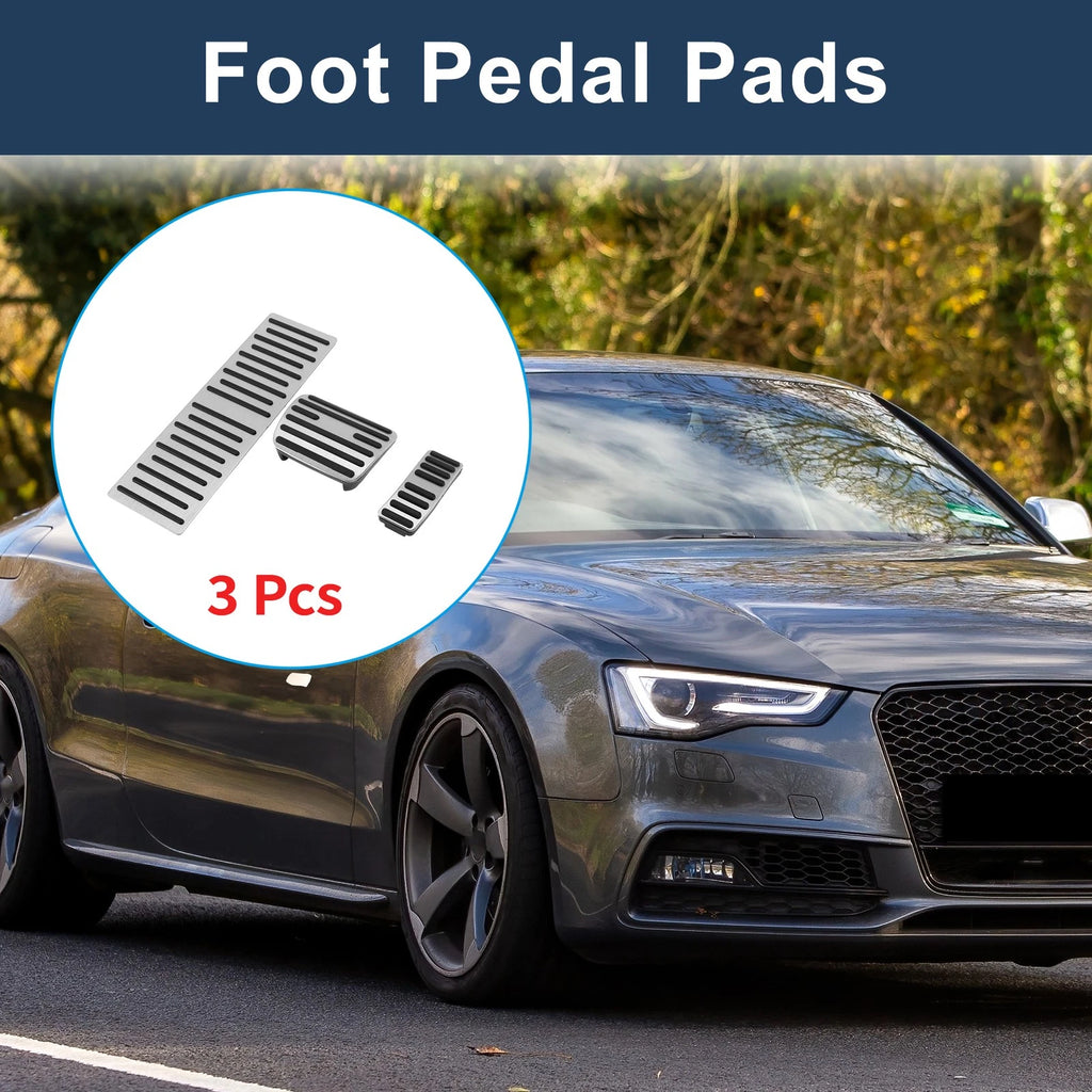 3 Pcs Automatic Accelerator Pedal Covers Replacement for Audi A4 A5 A6 Q5 (2014–2020)