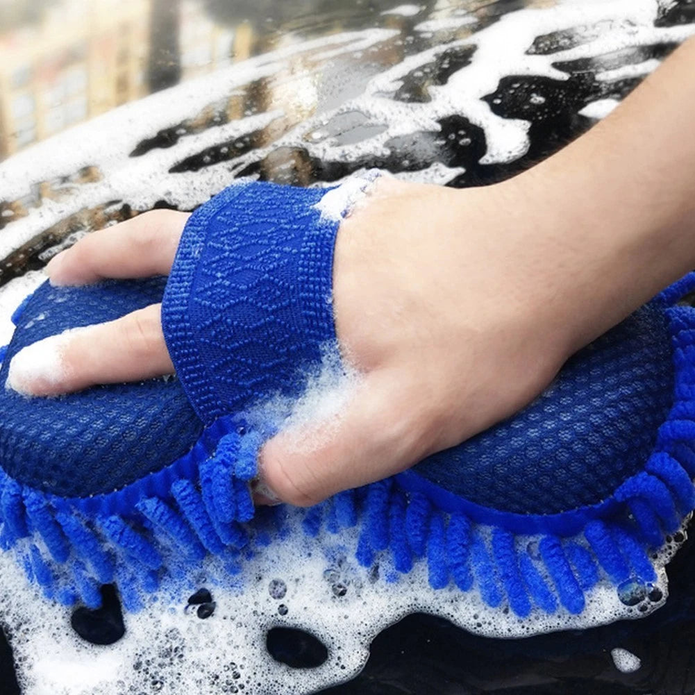 Microfiber Chenille Car Wash Sponge for Universal Use