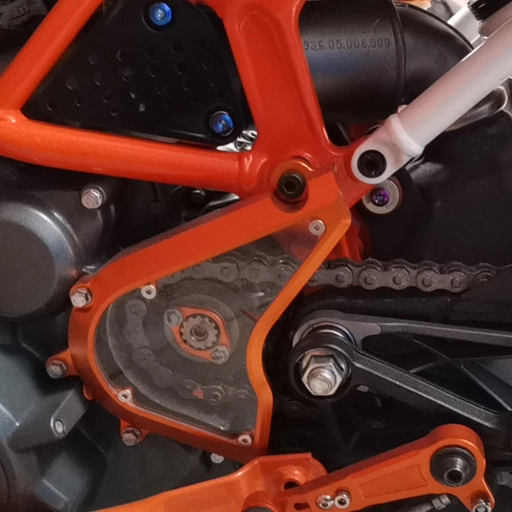 Front Clear Sprocket Guard Protector for KTM 390 Adventure (2020–2024)