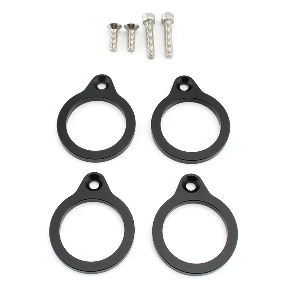 4X Handlebar Riser Spacer Clamp 6MM 12MM for Kawasaki Ninja 250 400 (2018–2021)