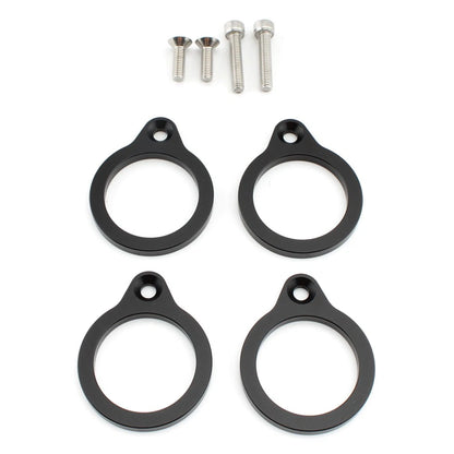 4X Handlebar Riser Spacer Clamp 6MM 12MM for Kawasaki Ninja 250 400 (2018–2021)