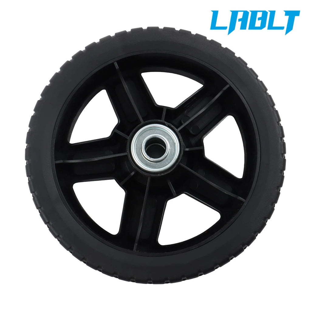 4X 7 Inch Solid Lawn Mower Wheels Kit for Cart Push Mower