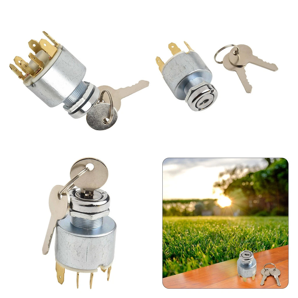 Dual Keyed 12V Ignition Switch for Various Vehicles (Universal)