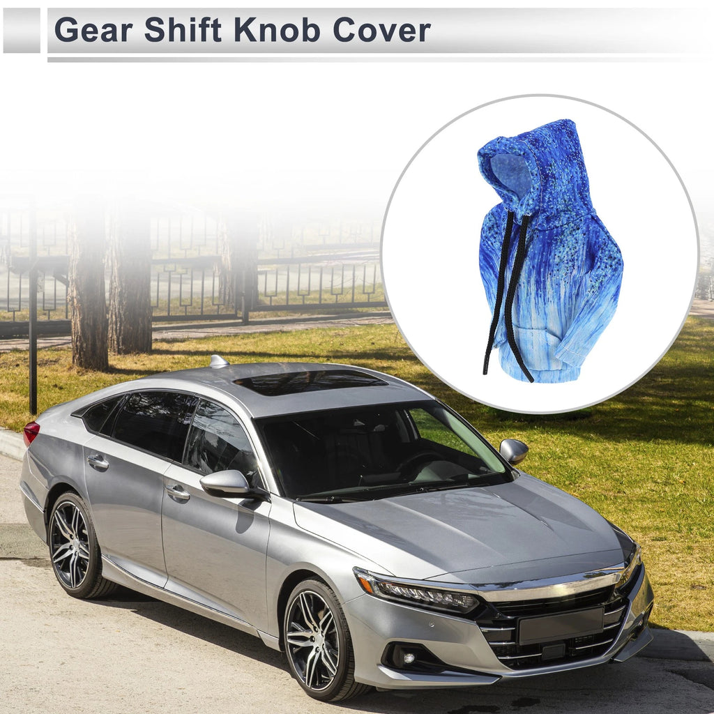 Gear Shift Knob Cover for Universal Vehicles (3D Printed, Blue Gradient)