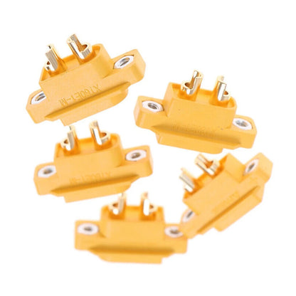 5pcs XT60E1-M Mountable Male Plug for RC Drone FPV Racing (30A/60A)