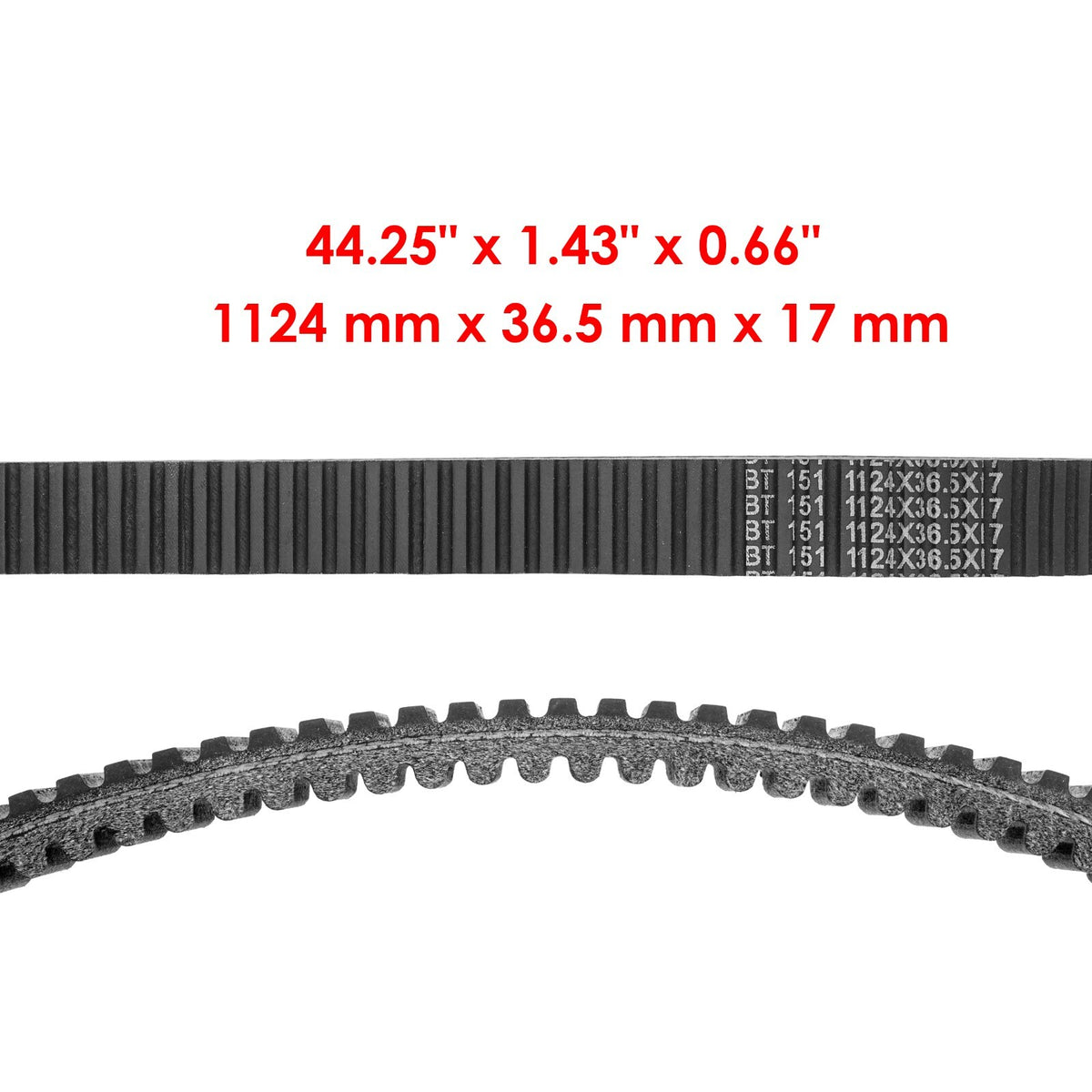 Drive Belt Replacement for Arctic Cat XF 7000 ZR 7000 (2014–2017)