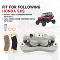 Front Left Brake Caliper w/Pads for Honda Pioneer 1000 (2016–2023)
