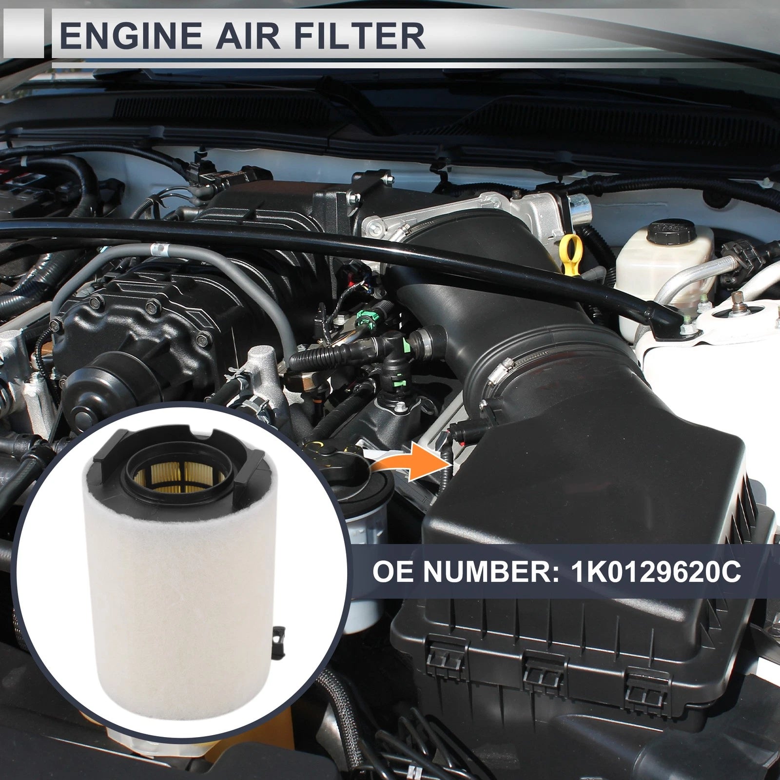 Engine Air Filter Replacement for Audi A3 (2011–2013)