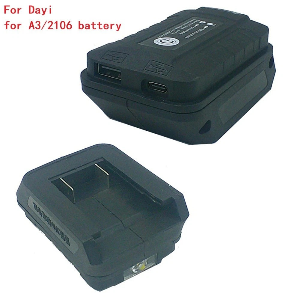 Battery Adapter for Dayi A32106 (Lithium, USB Charging)