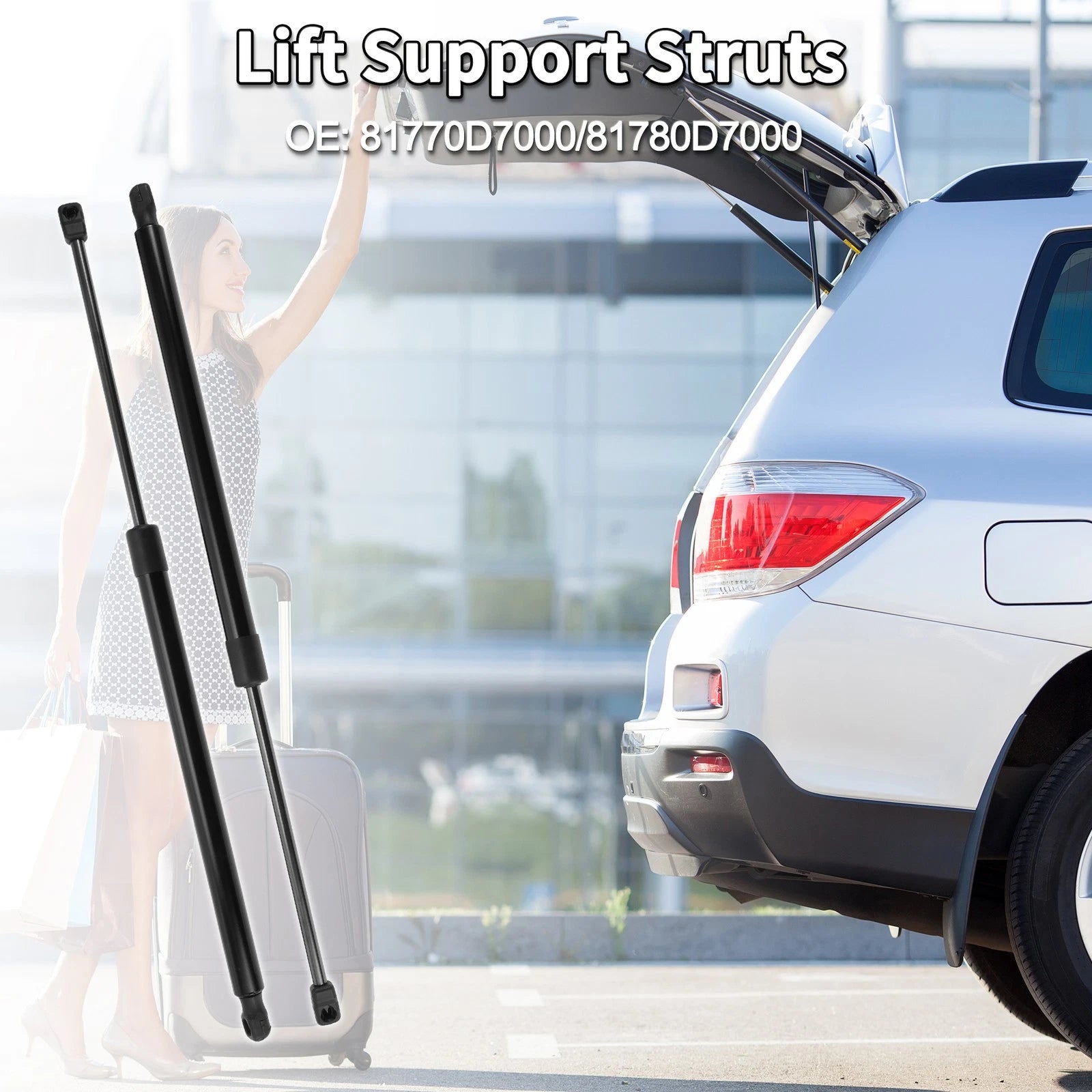 Rear Hatch Lift Supports Struts Replacement for Hyundai Tucson (2016–2021)