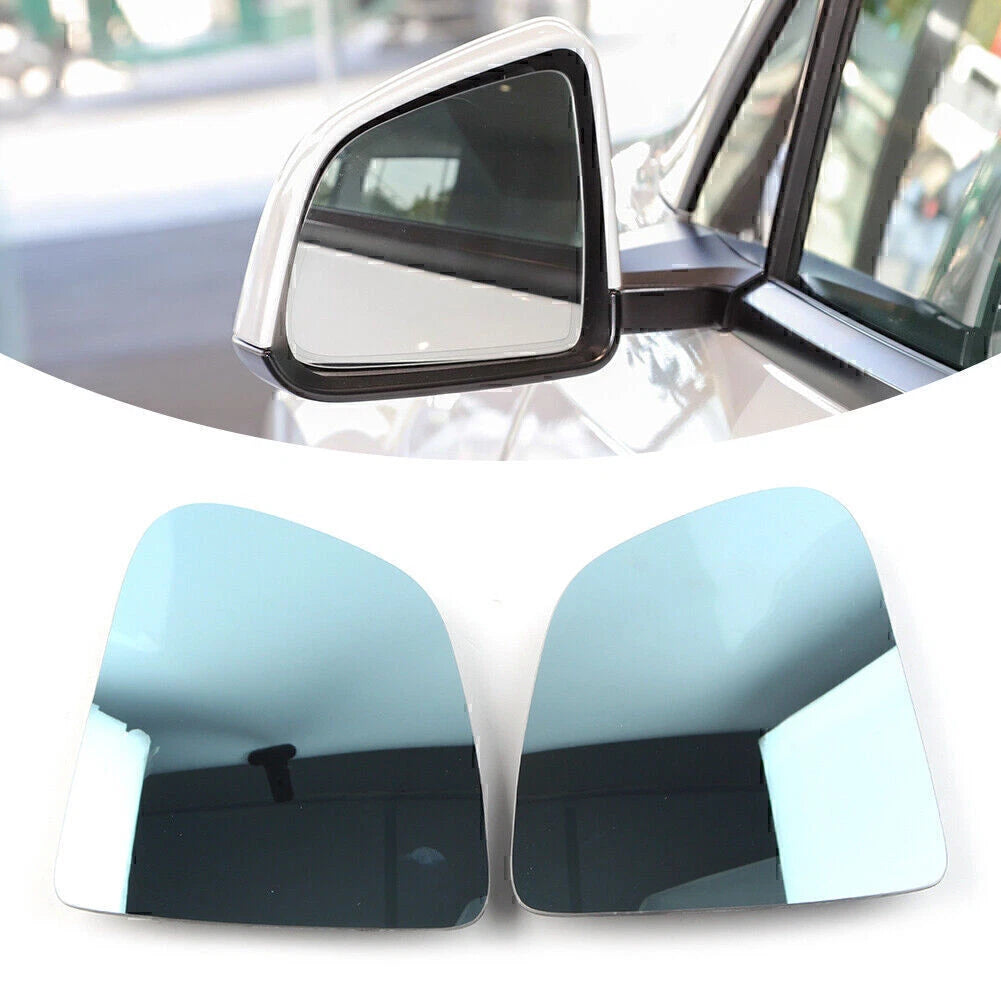 1 Pair Heating Waterproof Blue Lens Rearview Mirror for Tesla Model Y (2020–2023)