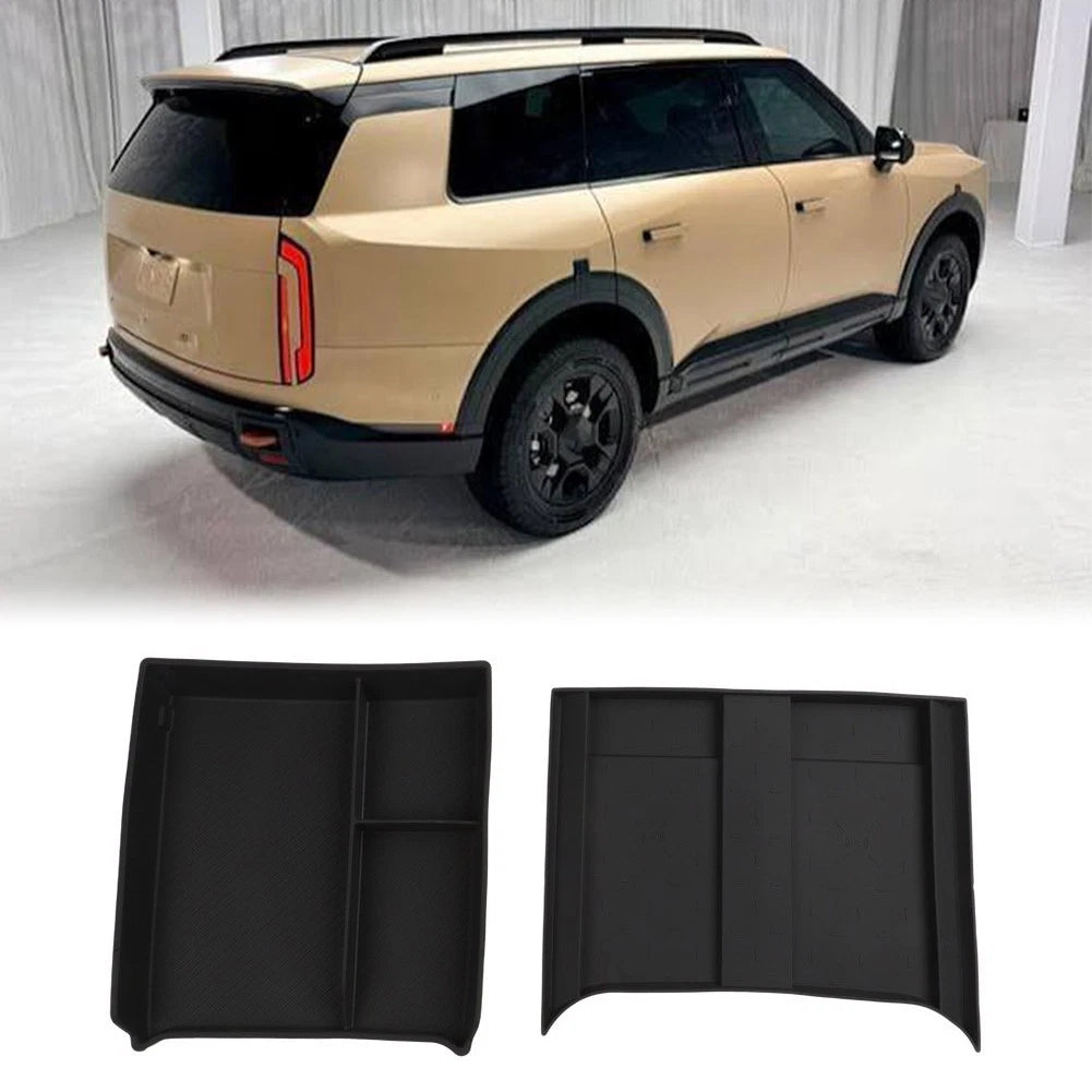 2PCS Lower Storage Box with Wireless Charging Pad for Kia Telluride (2027)