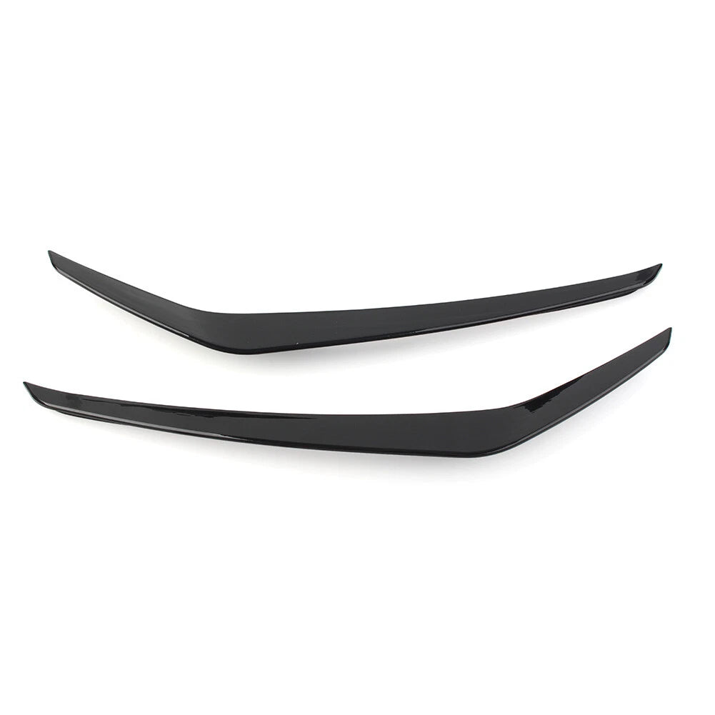 1 Pair Front Bumper Side Air Vent Trim for VW Golf 7 (2013–2016) Glossy Black