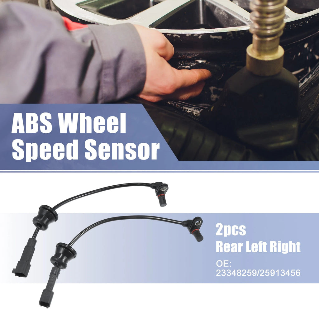 ABS Sensor Rear Left Right Replacement Kit for Chevrolet Equinox (2010–2017)