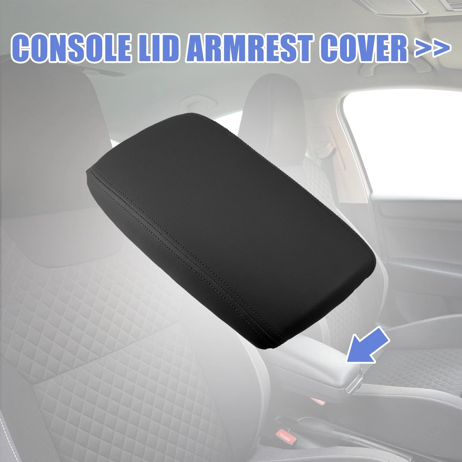 Car Center Console Armrest Cover Replacement for Audi A6L C6 (2005–2011)