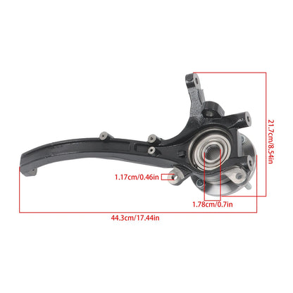 Steering Knuckle & Hub Bearing for Hyundai Sonata, Kia Optima (2002–2005) LK100