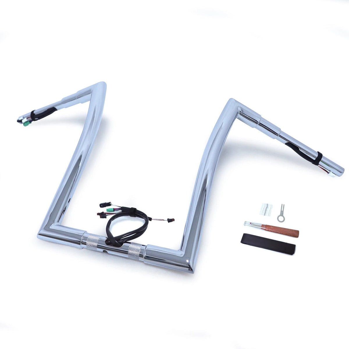 Chrome 16" Prewired Handlebar 1.5" 32mm for Harley Road Glide (2015)