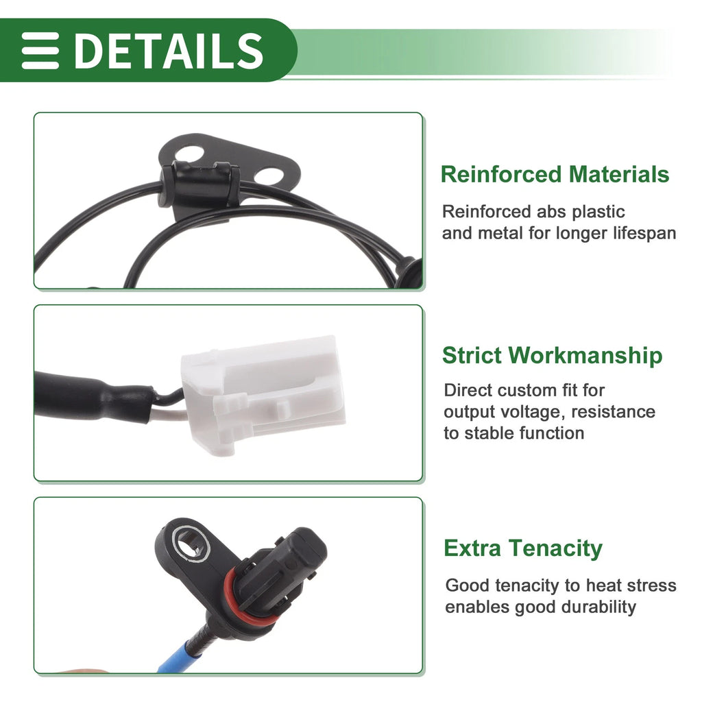 ABS Wheel Speed Sensor Replacement for Hyundai Azera (2015–2017)