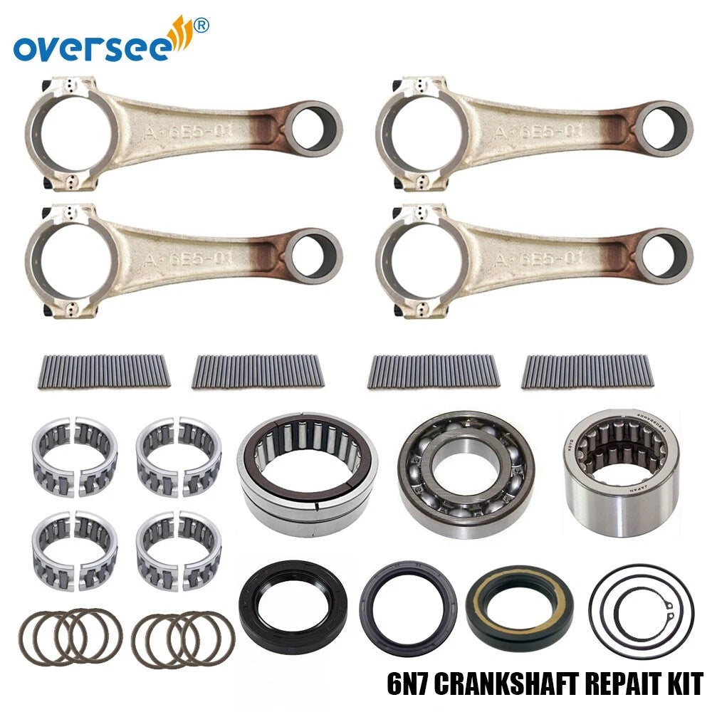 Crankshaft Repair Kit & Bearing for 115 130HP V4 Outboard (6N7-11411, 6E5-11650-01)