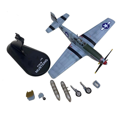 1/72 Scale P-51B Mustang Fighter Model for WWII USAAF (1940–1945)