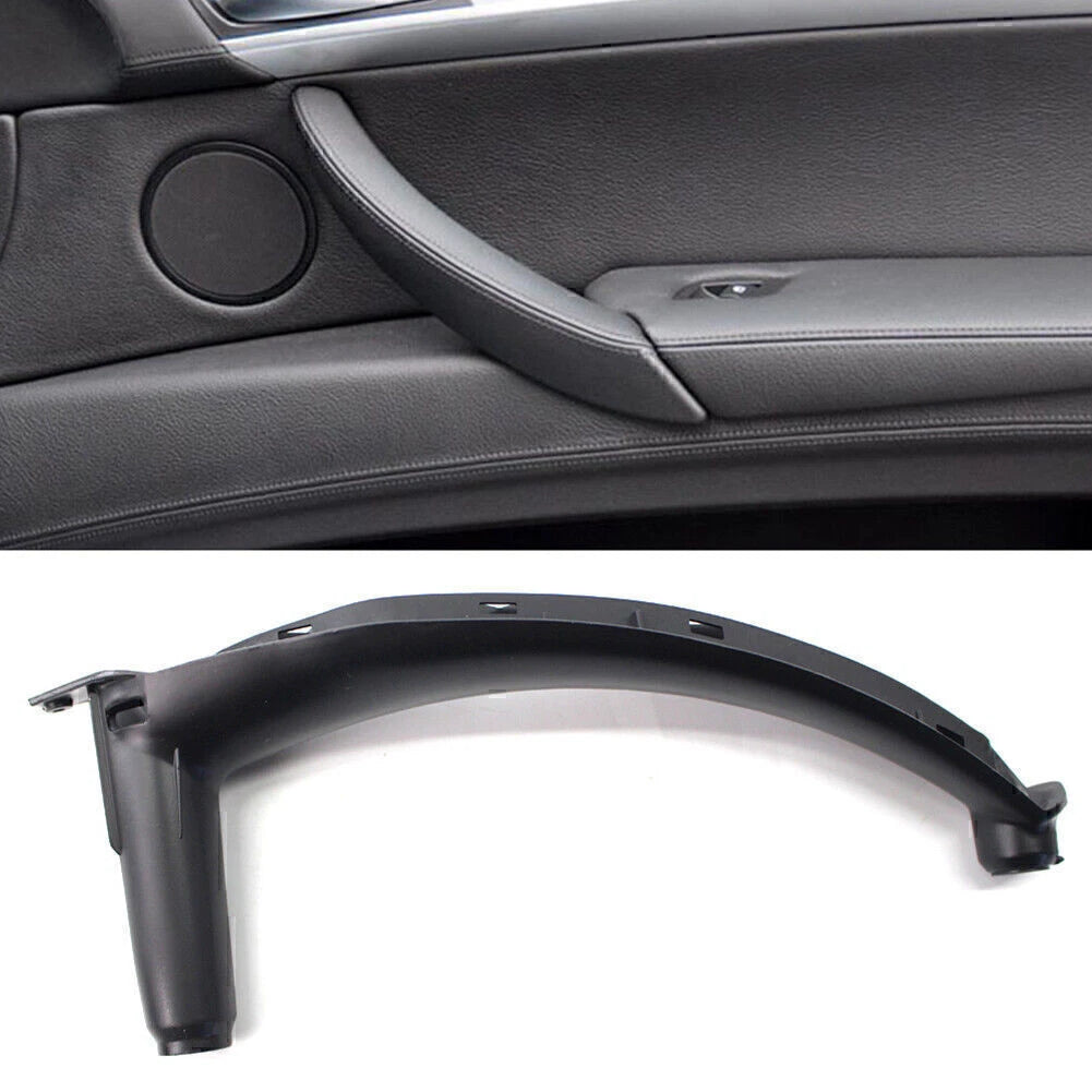 Left Inner Door Panel Handle Pull Trim Cover for BMW E70 X5 51416969401 Black