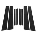8 Pcs Door Pillar Window Trim Replacement for BMW X6 (2020–2024) Black