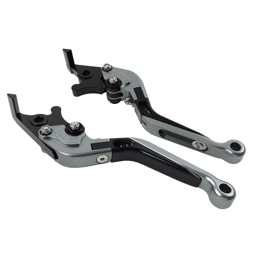 Extendable Brake Clutch Levers for Honda CBR600RR CBR1000RR (2007–2022) Gray