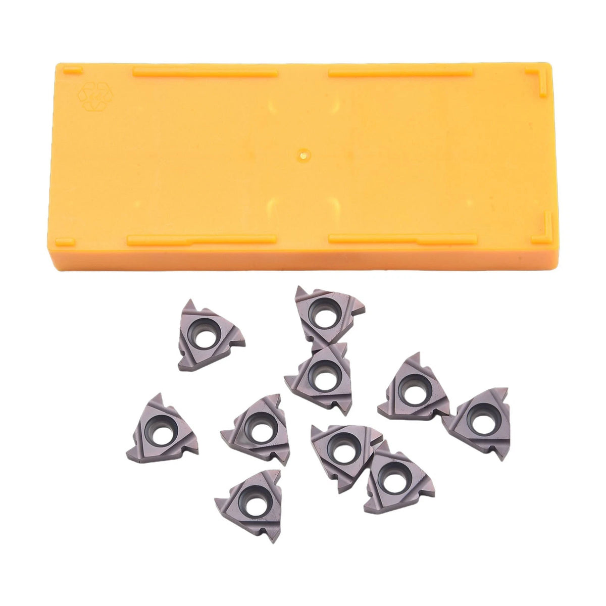 10 Pcs Set of Threading Inserts for CNC Applications