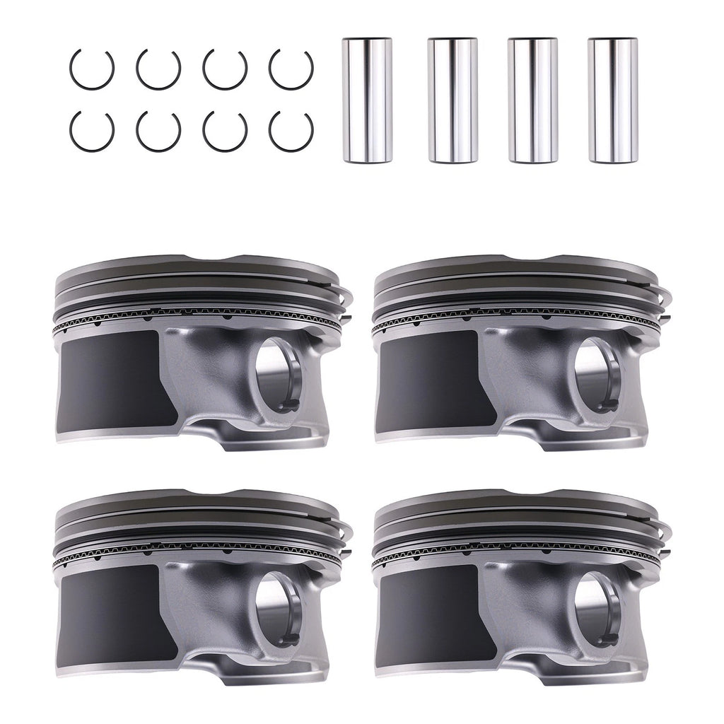 4X Piston & Rings Kit for Hyundai KIA Elantra 2.0L (2017–2018)