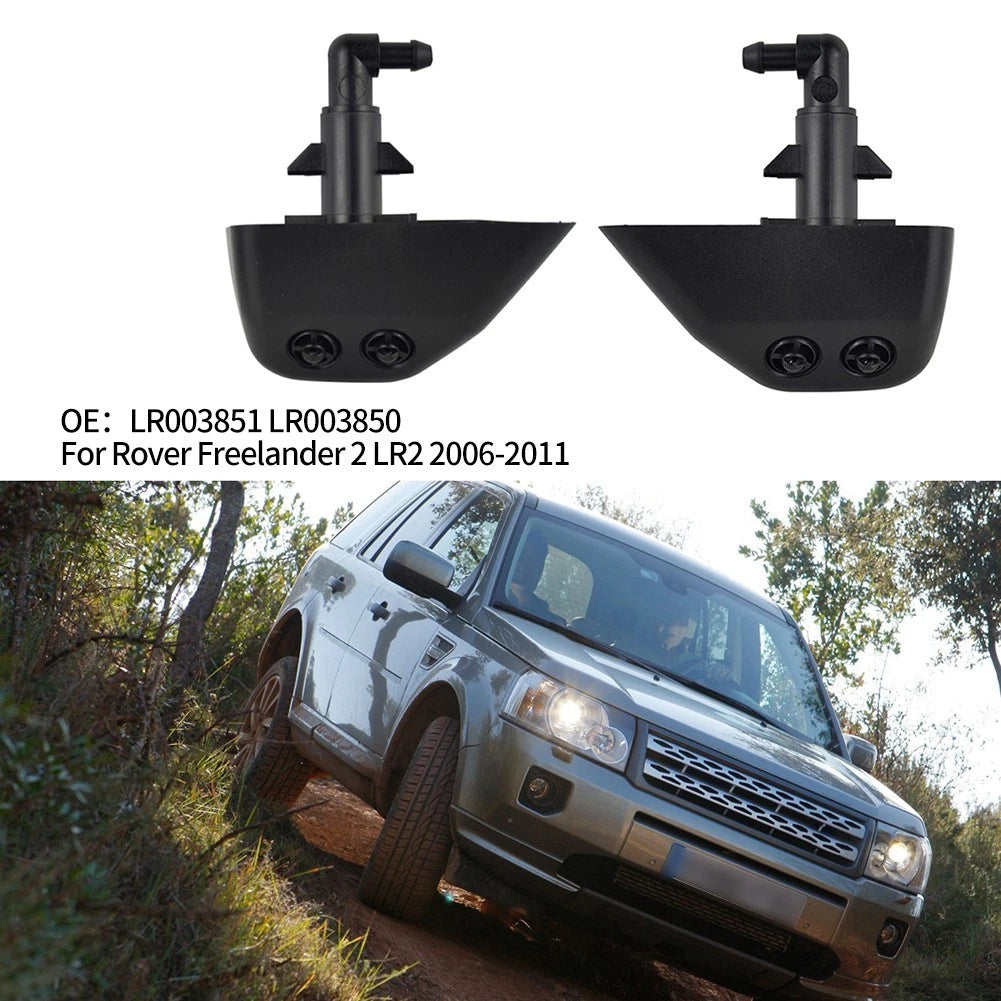 2Pcs Headlight Washer Nozzles for Land Rover Freelander LR2 (2007–2014)