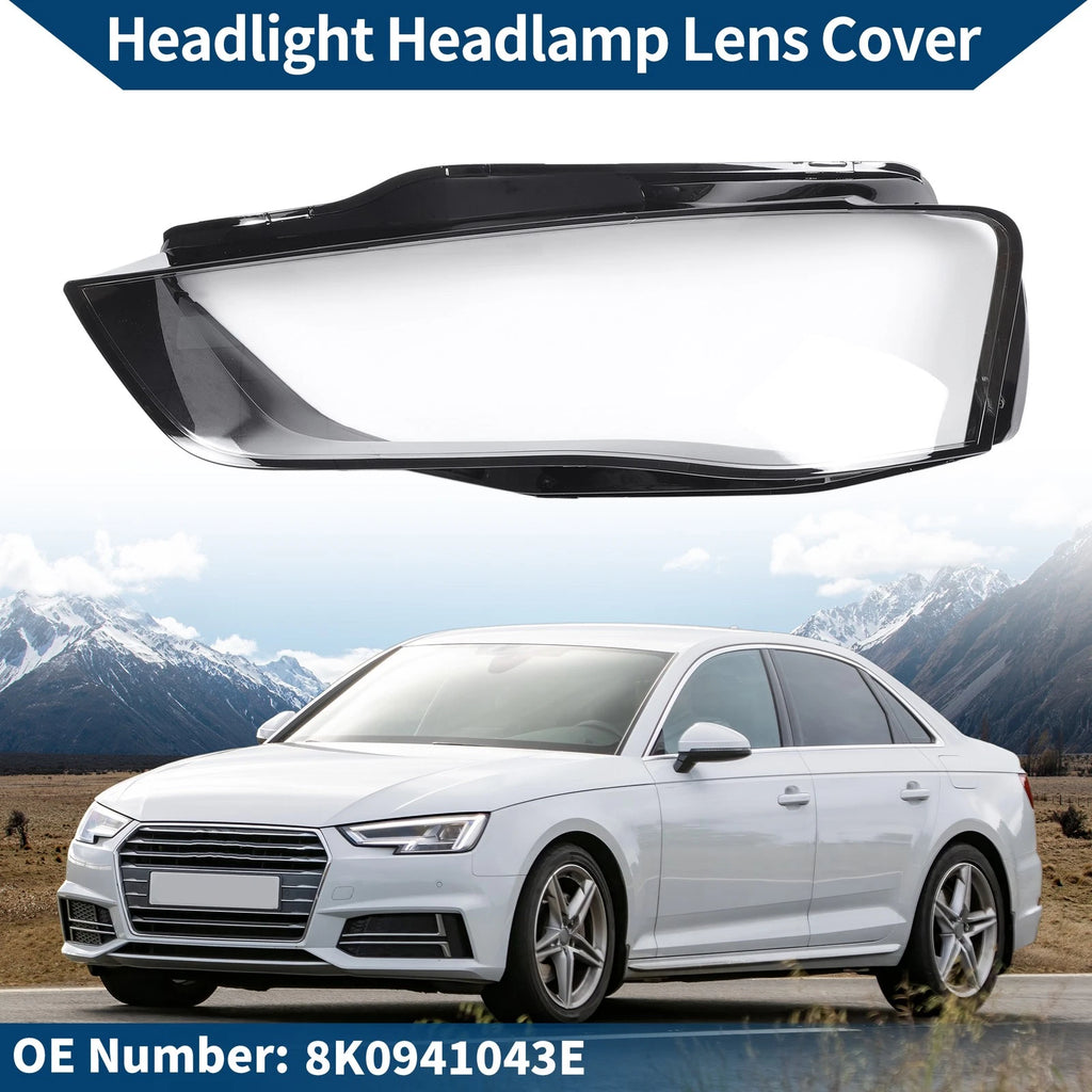 Front Left Headlight Lens Cover for Audi A4 (2013–2019)