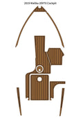 EVA Foam Faux Teak Deck Floor Mat for Malibu 20 VTX (2019)