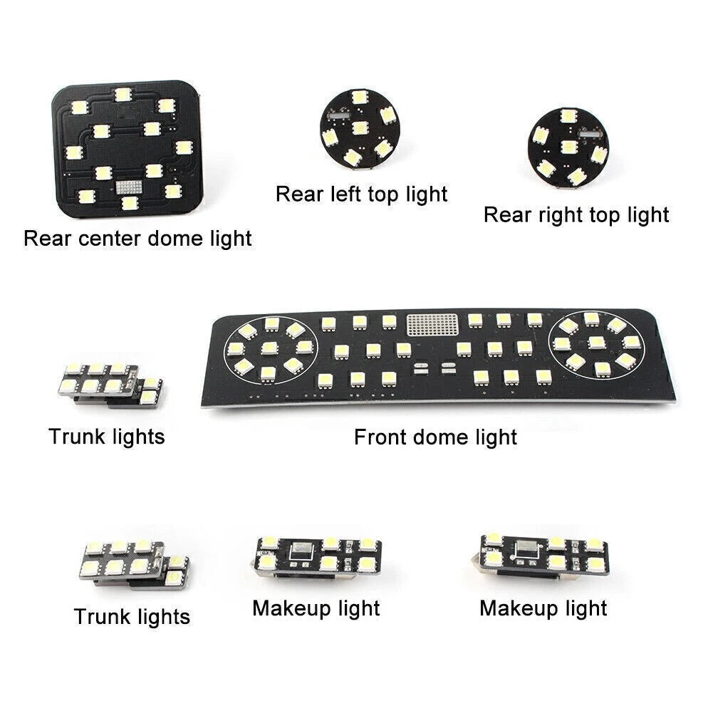 2X 88-SMD LED Interior Lights for VW MK6 CC (2009–Present)