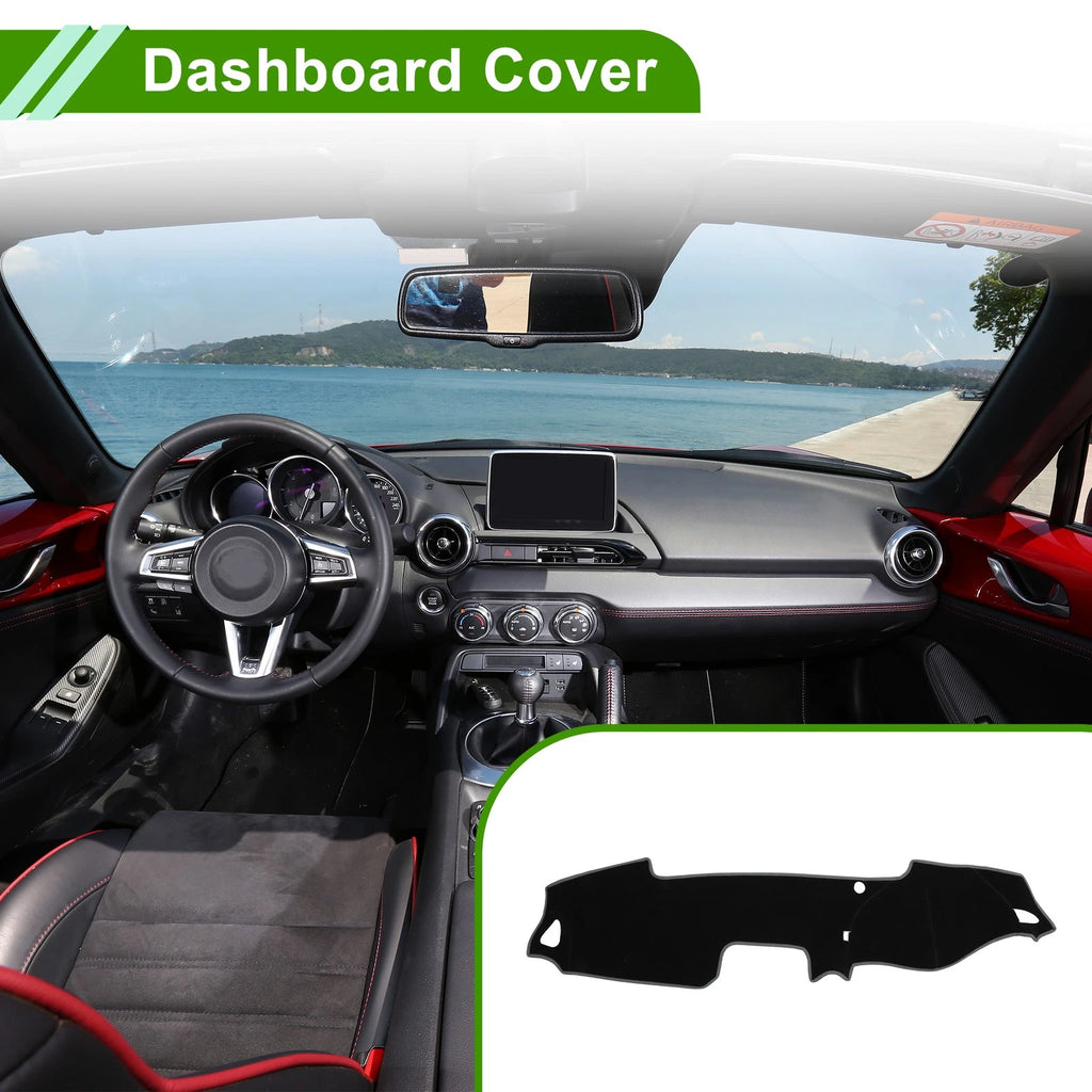 Dash Cover for Mazda MX-5 (2015–2022) Dashboard Cover Polyester Black