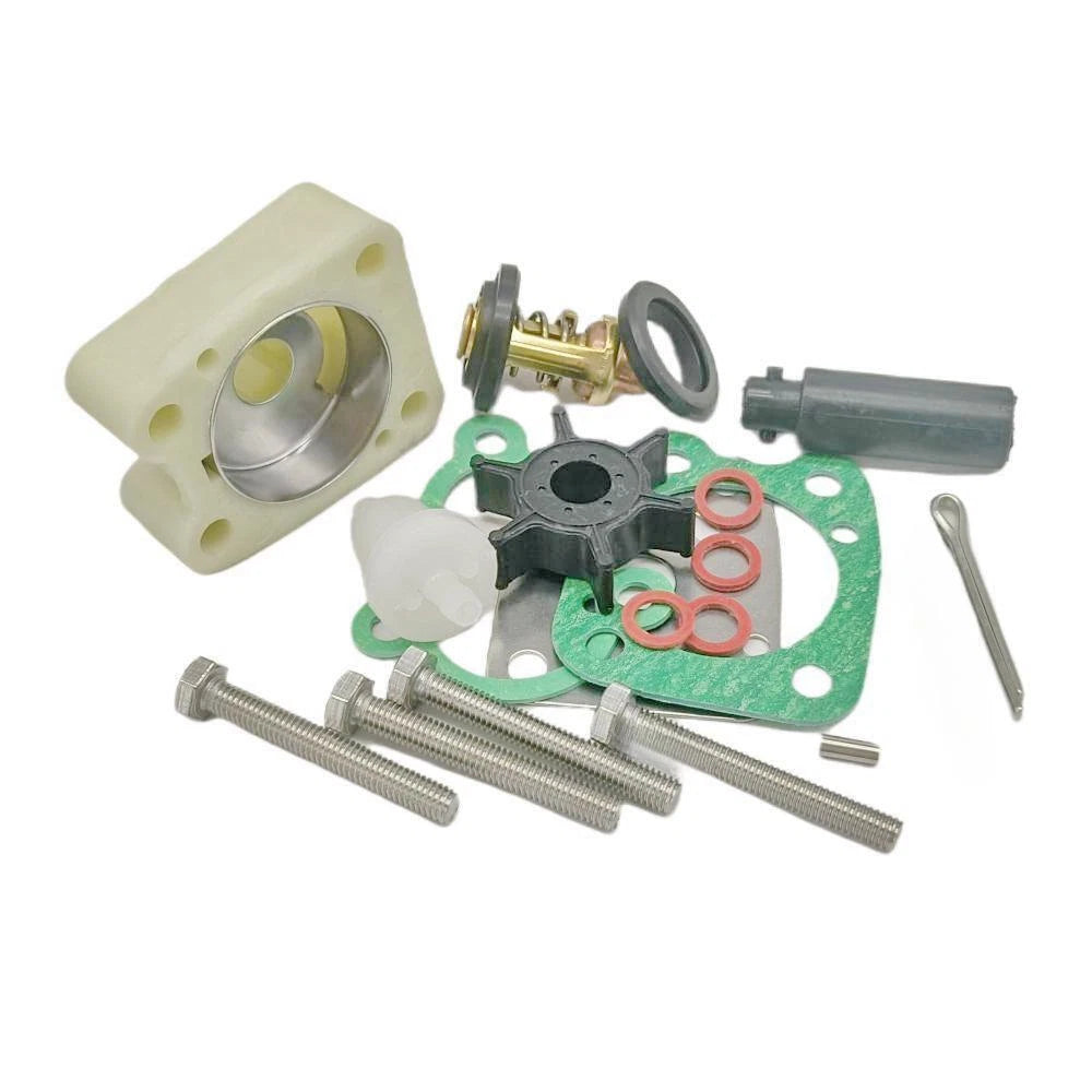 Service Parts Kit with Impeller, Fuel Filter, Thermostat for Yamaha 4HP F4 (1990–2023)