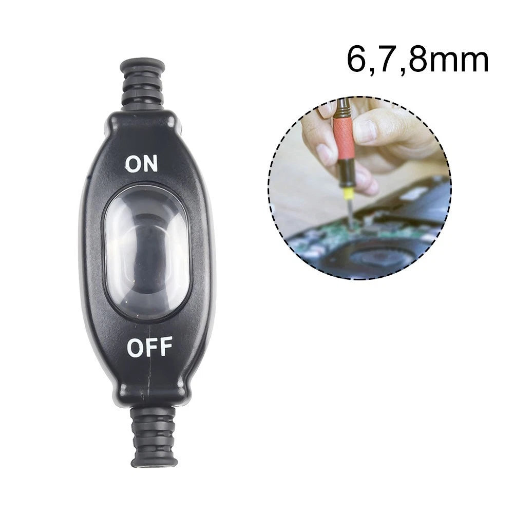 Inline Waterproof Dustproof Switch for Automotive Applications (250V, 3A)