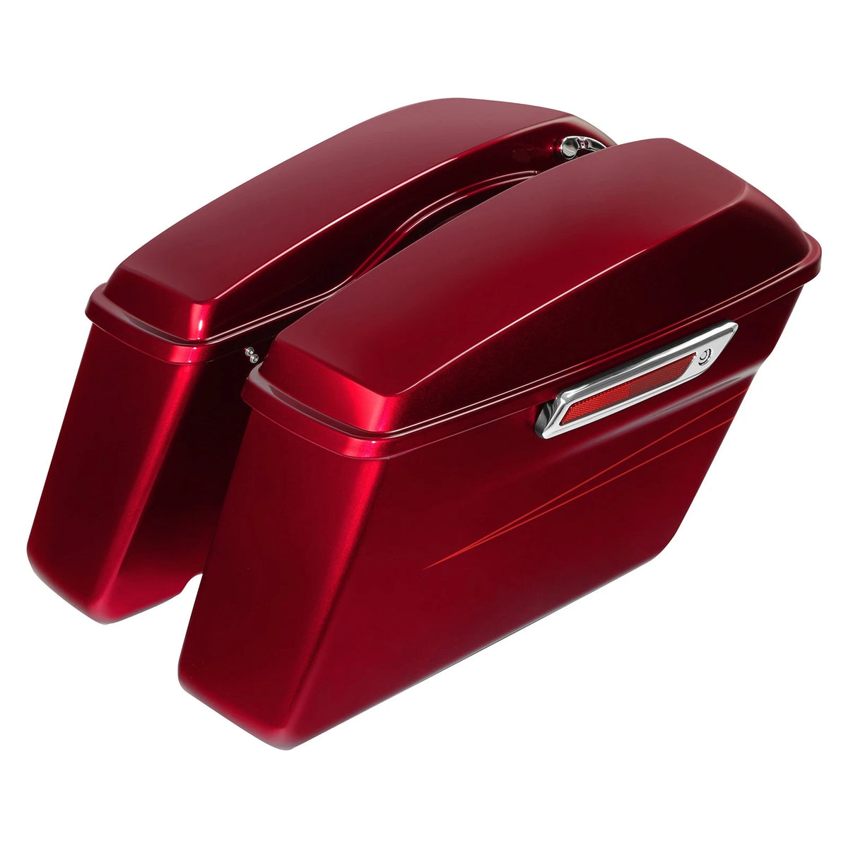 Hard Saddlebags for Harley Touring Road Glide (2014–2024) Velocity Red Sunglo