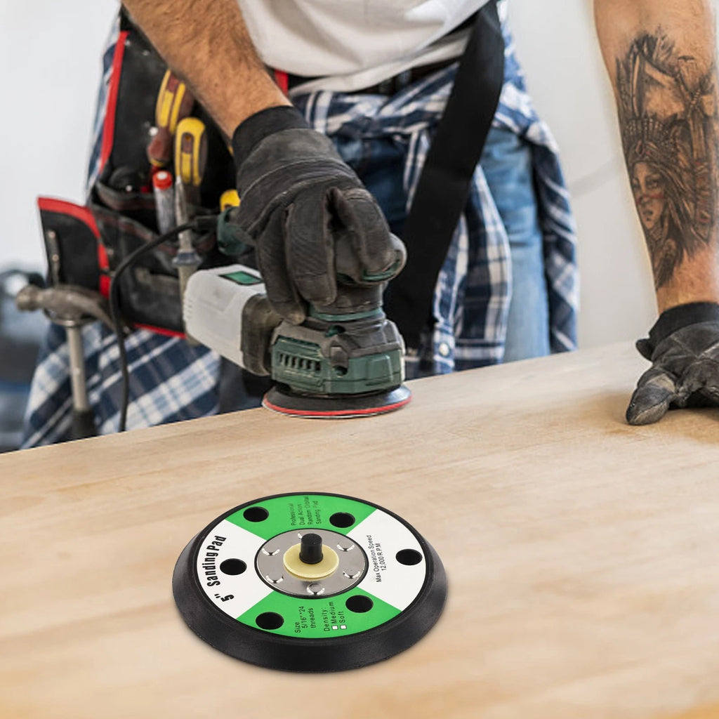 6-Hole Sander Backing Pad for 5in Sponge Sanding Discs (125mm)