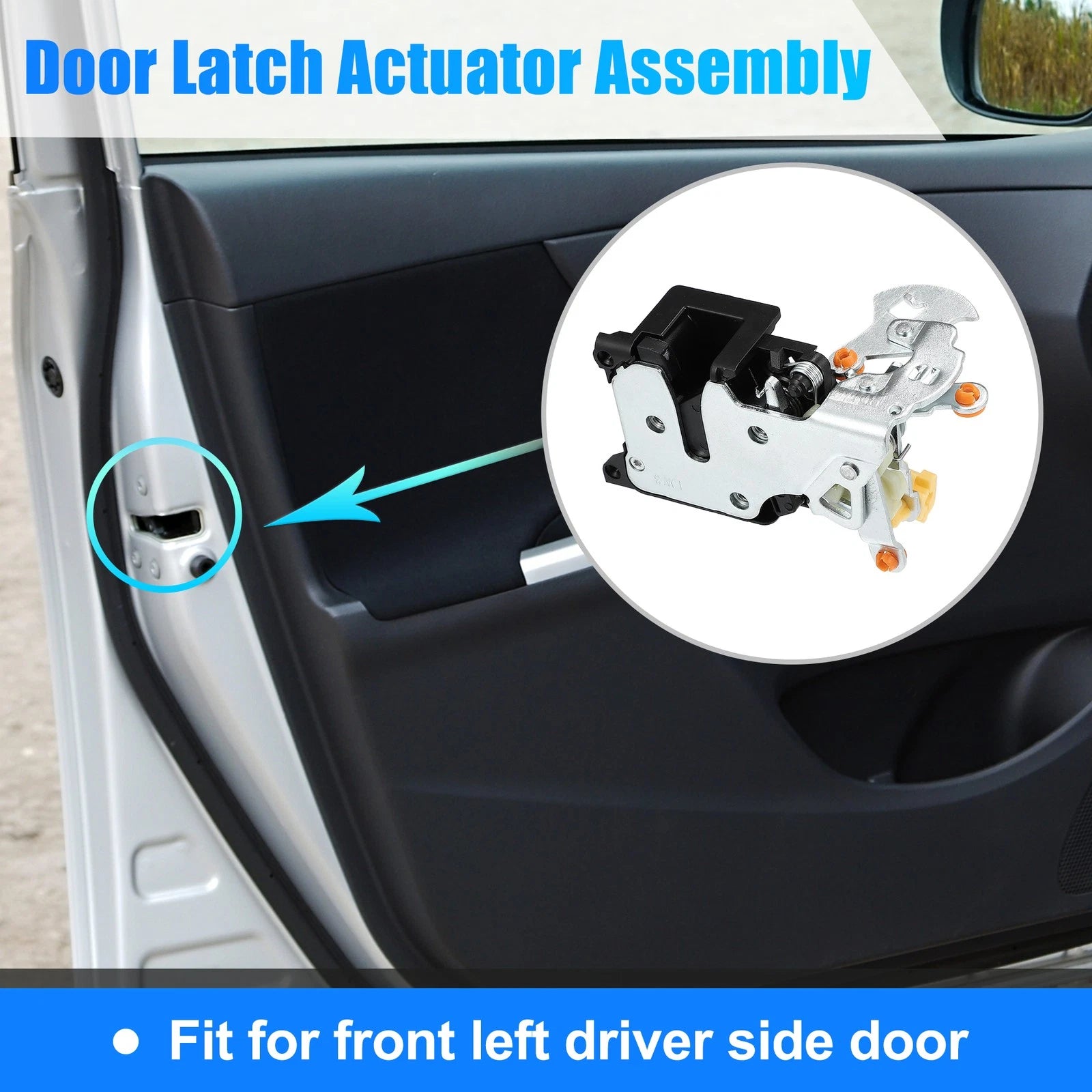 Front Left Power Door Lock Actuator Motor Replacement for Chevy GMC (1999–2006)